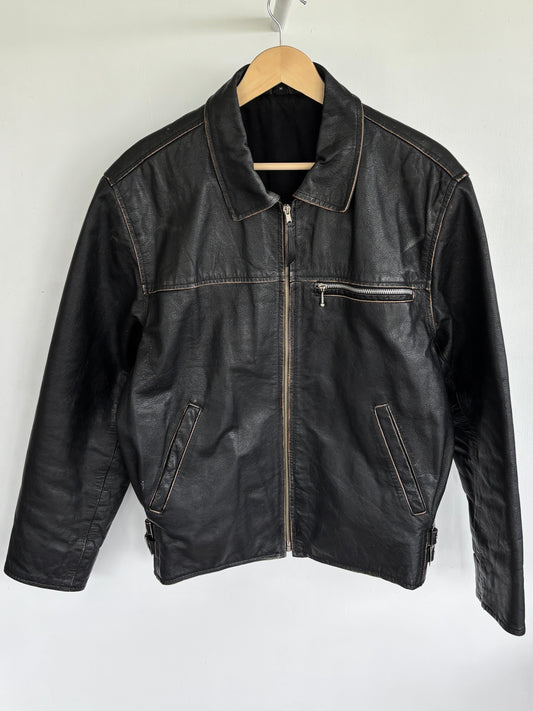 S - VINTAGE LEATHER JACKET