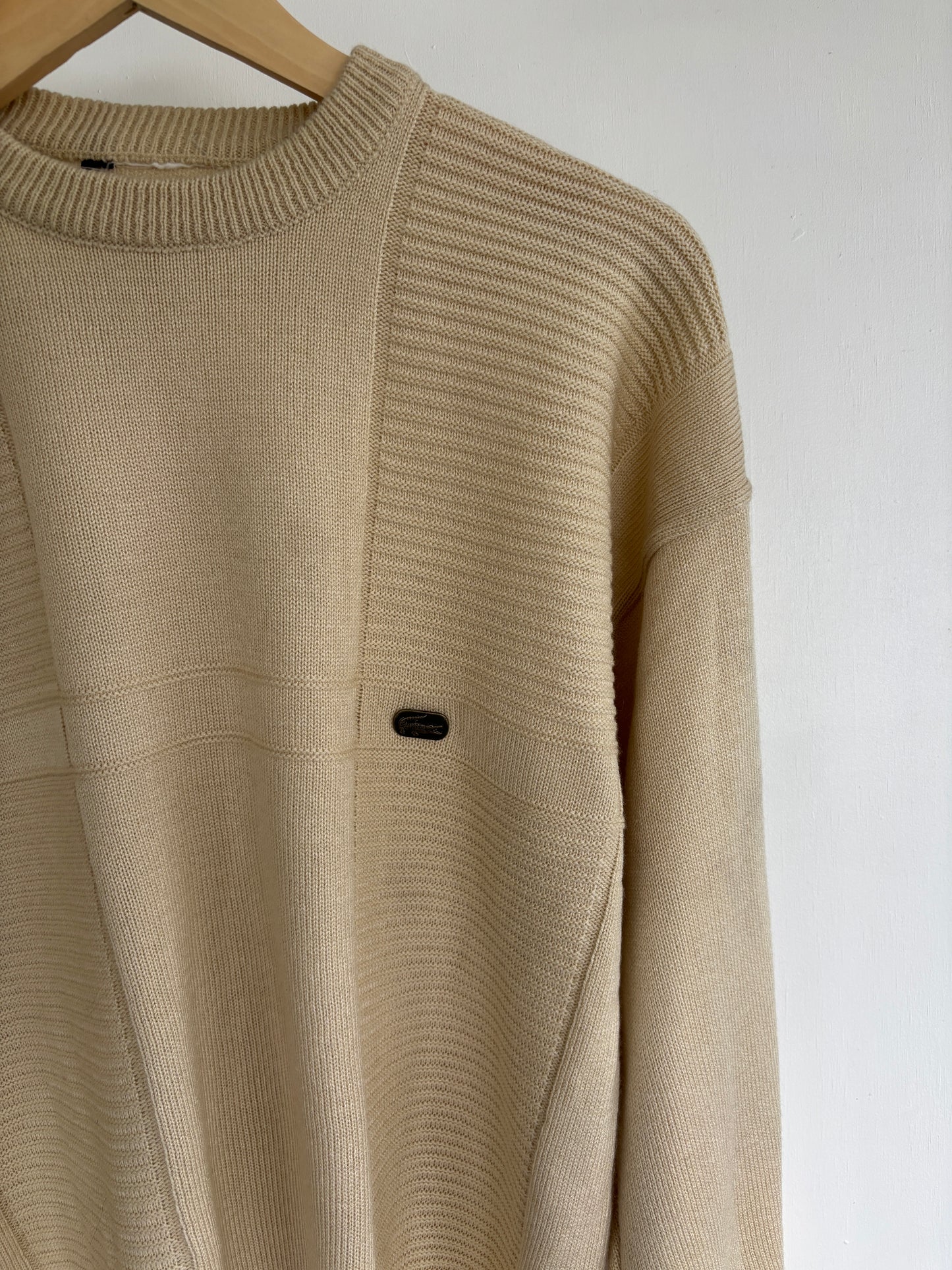 M - VINTAGE LACOSTE KNITTED SWEATSHIRT