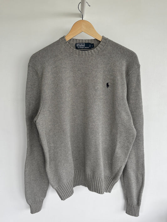 L - VINTAGE RALPH LAUREN KNITTED SWEATSHIRT