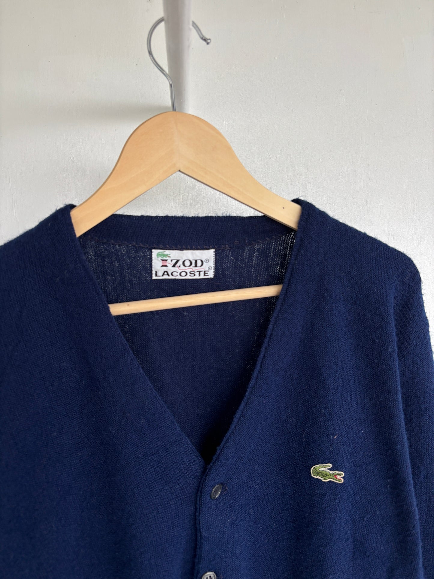 M - VINTAGE LACOSTE CARDIGAN