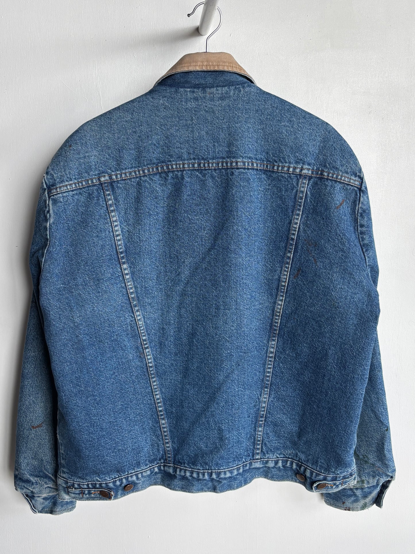 L - VINTAGE WRANGLER LINED DENIM JACKET