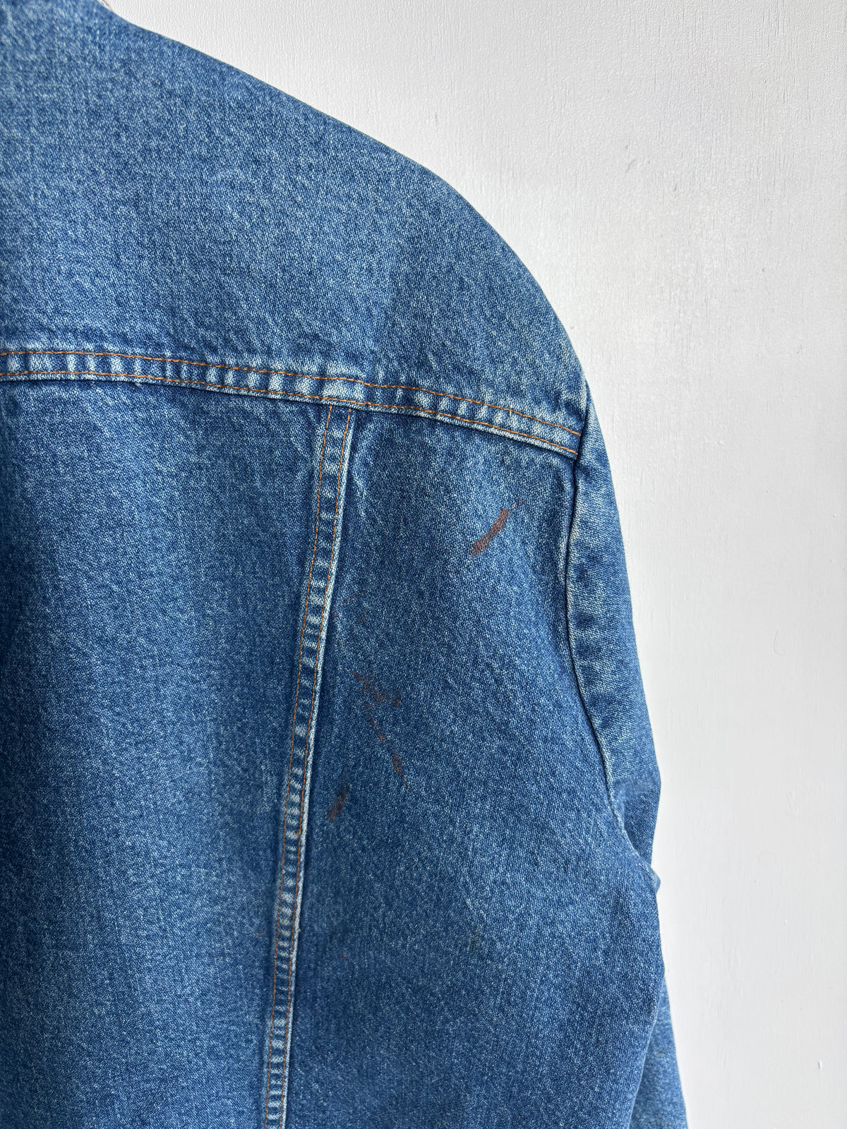 L - VINTAGE WRANGLER LINED DENIM JACKET