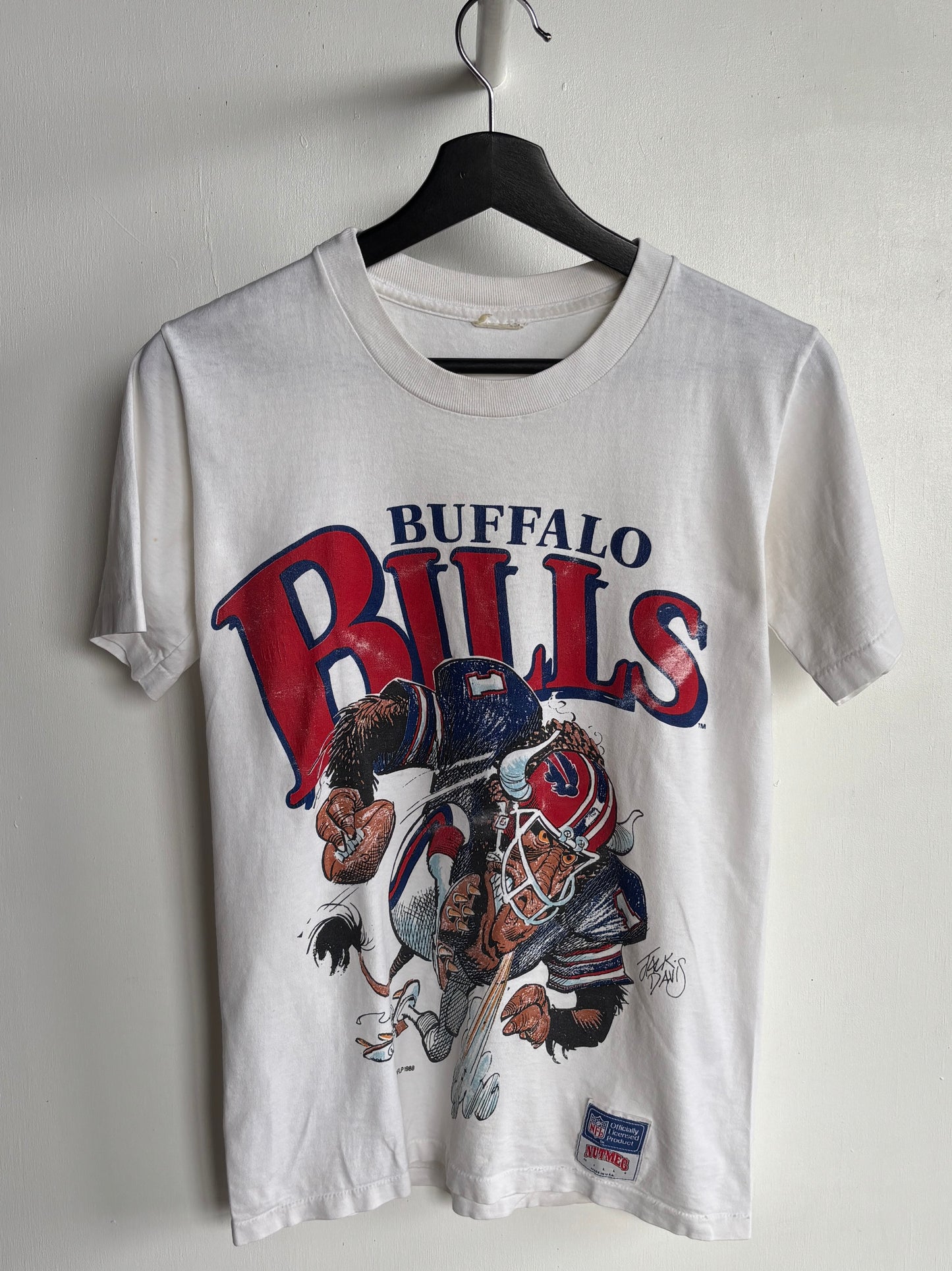 S - VINTAGE 88 BUFFALO BILLS SINGLE STITCH TEE