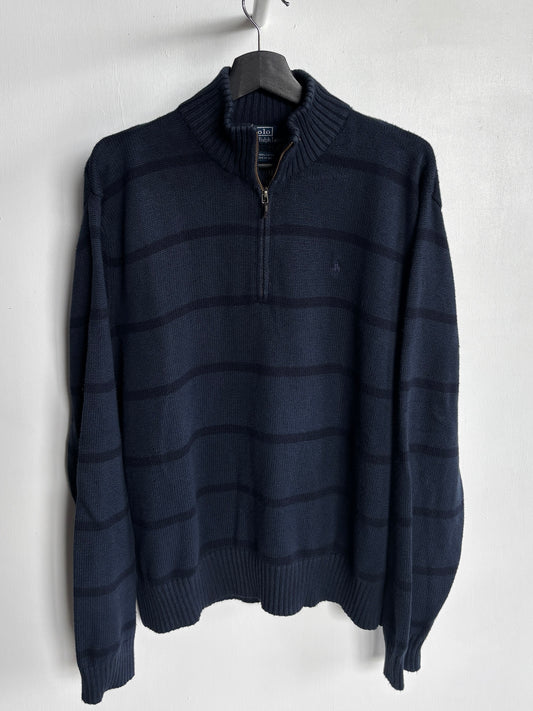L - VINTAGE RALPH LAUREN QUARTER ZIP SWEATSHIRT