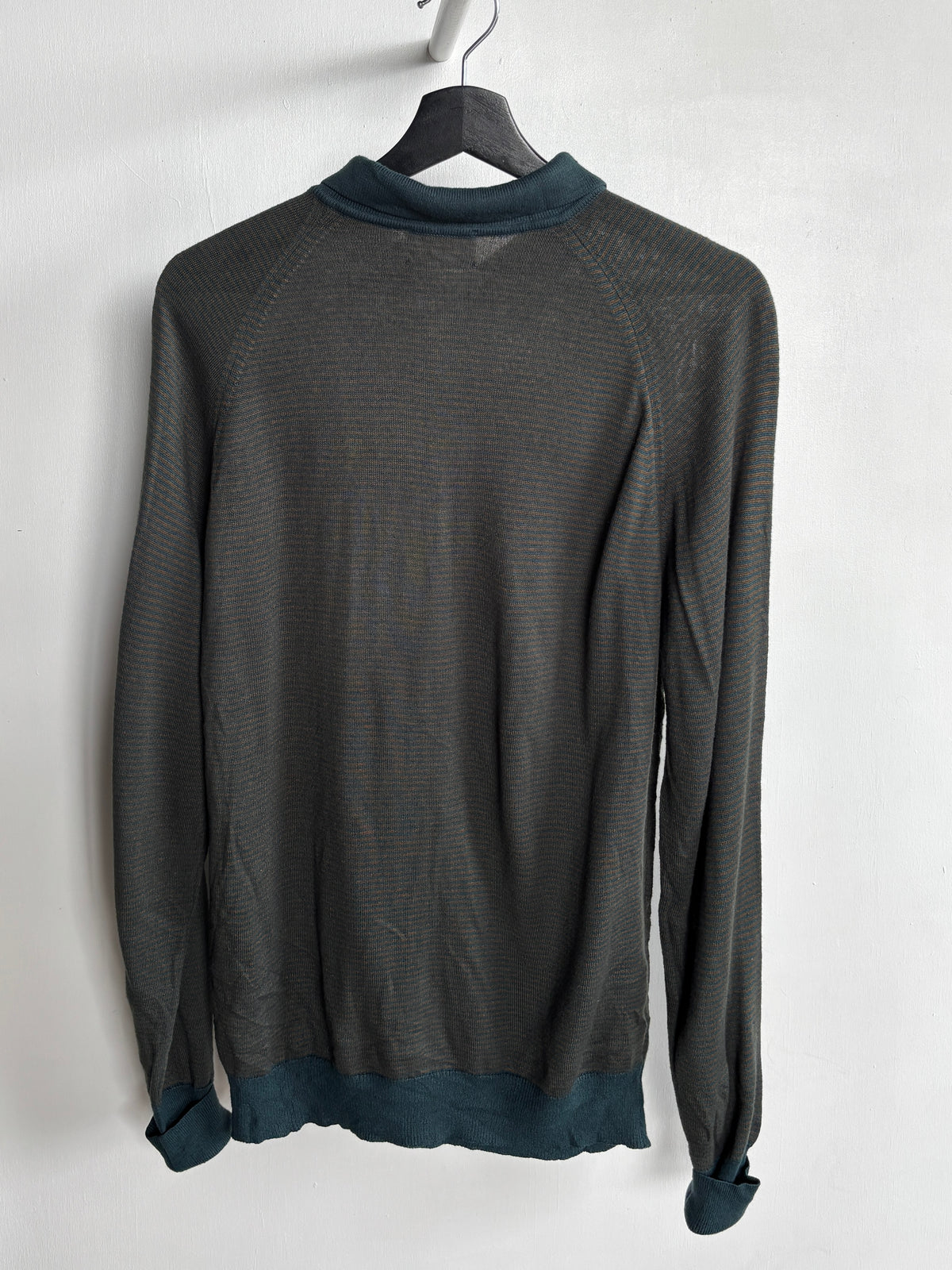 M - VINTAGE LACOSTE BUTTON UP SWEATSHIRT