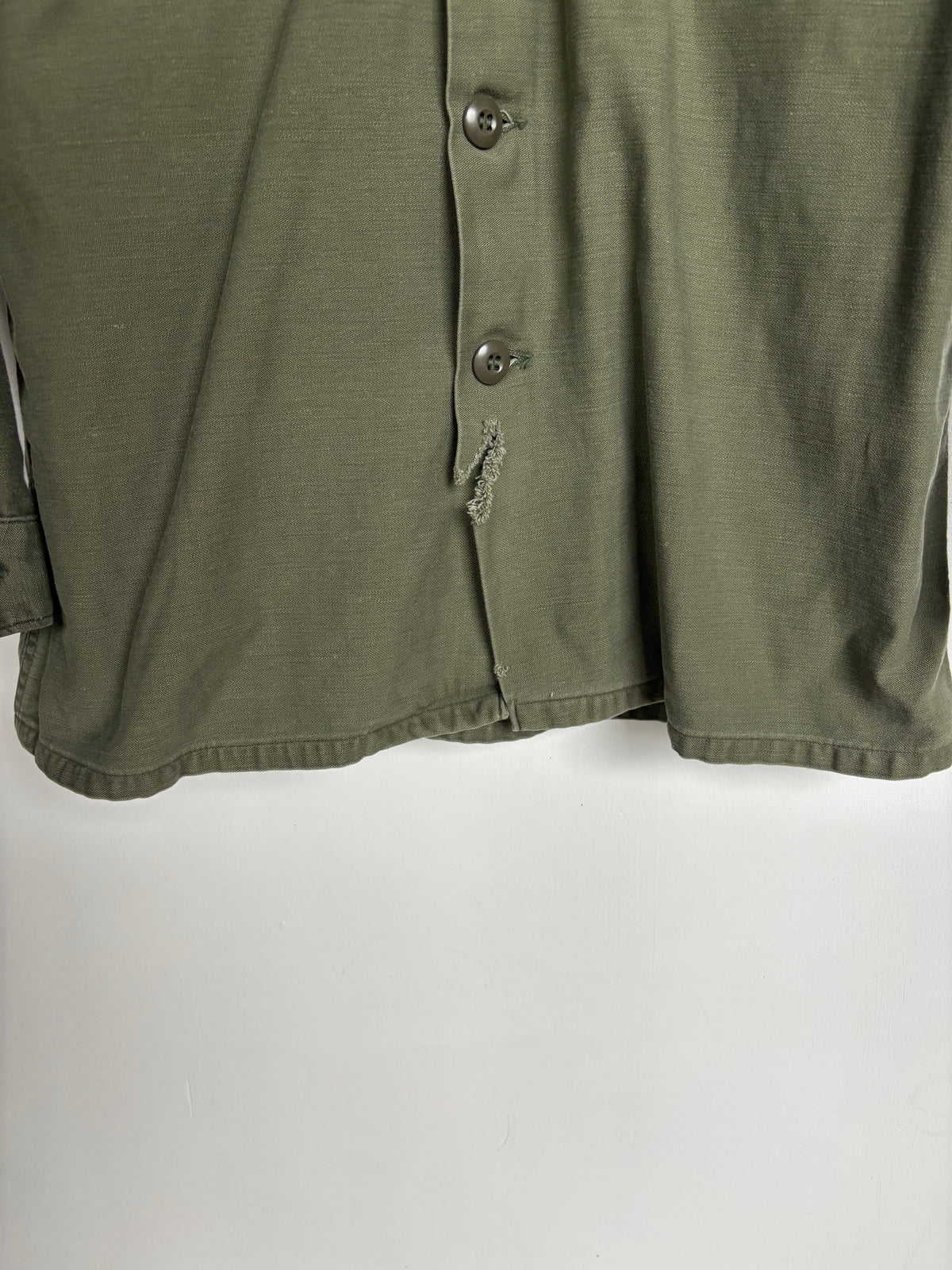 M - VINTAGE OG107 COTTON SATEEN SHIRT