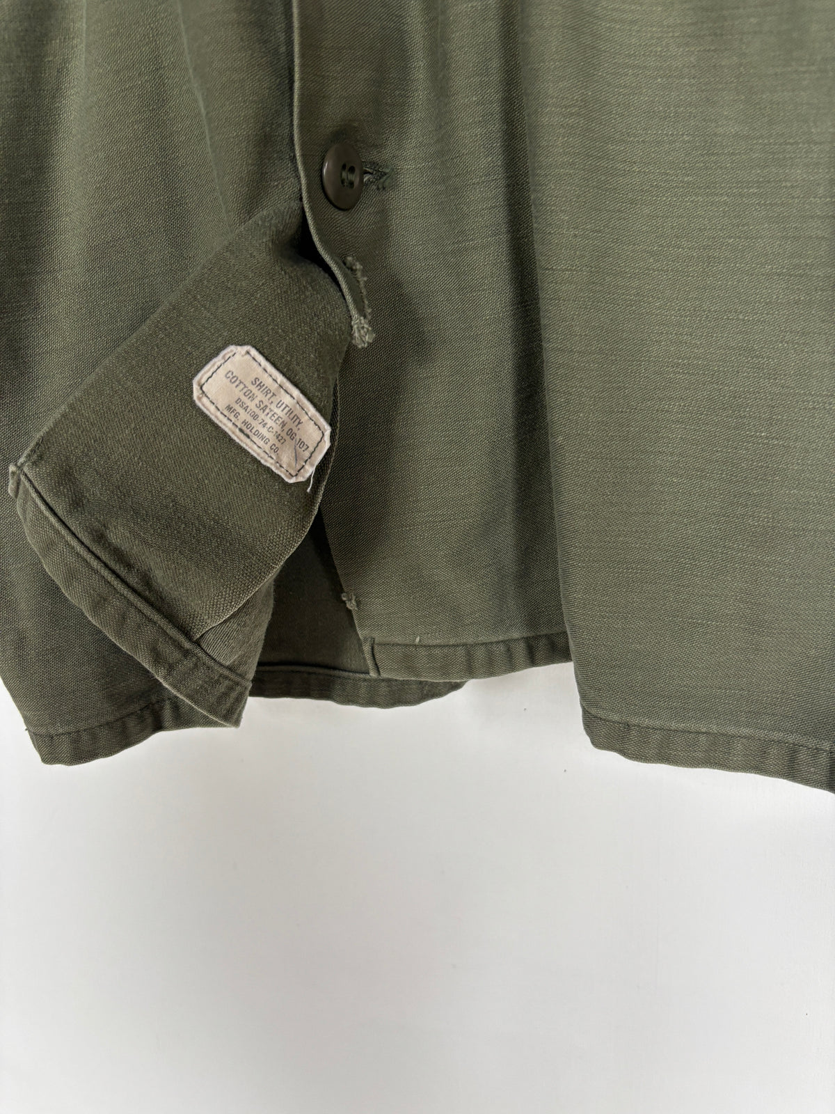 M - VINTAGE OG107 COTTON SATEEN SHIRT