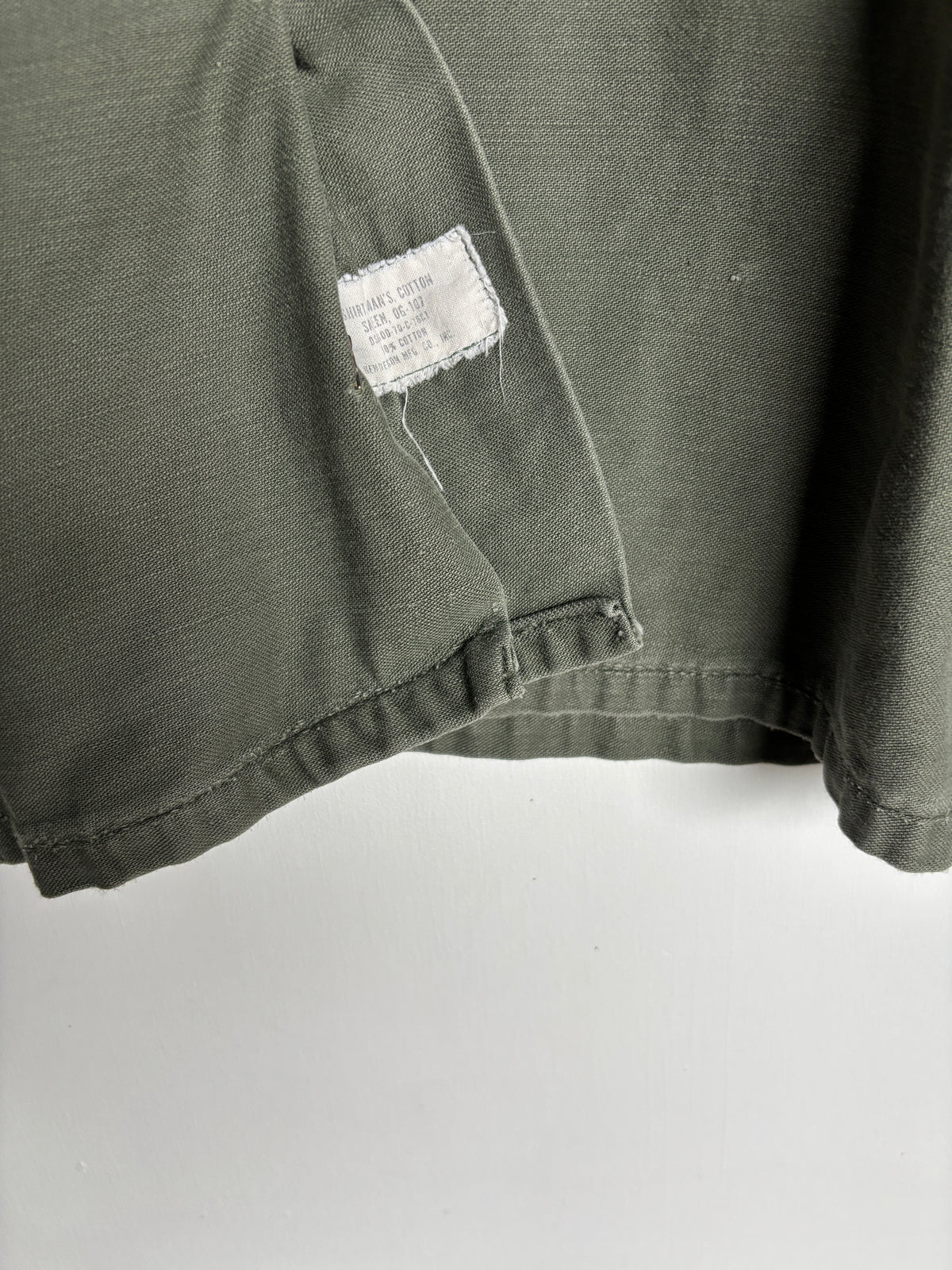 M - VINTAGE OG107 COTTON SATEEN SHIRT