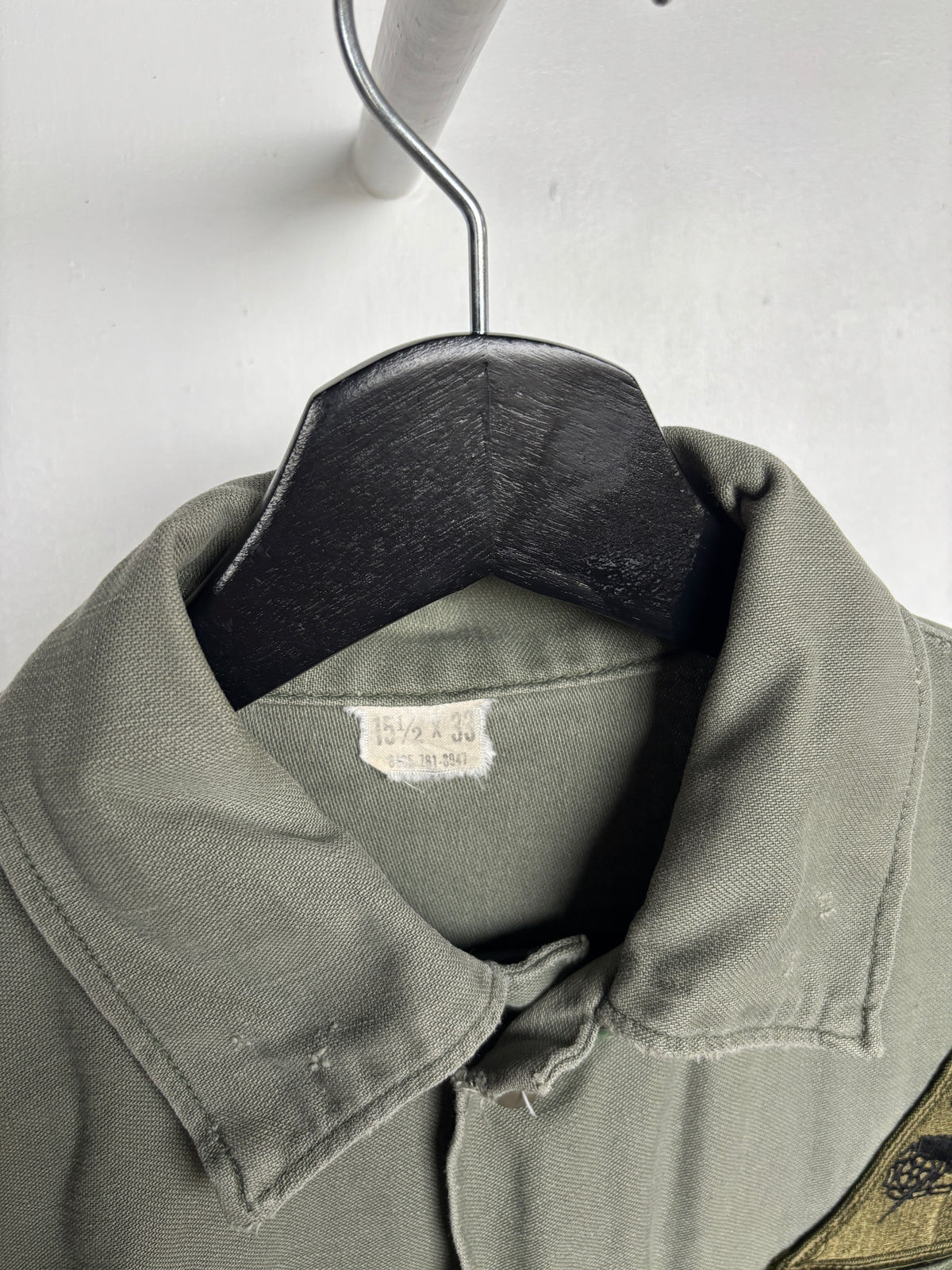 M - VINTAGE OG107 COTTON SATEEN SHIRT