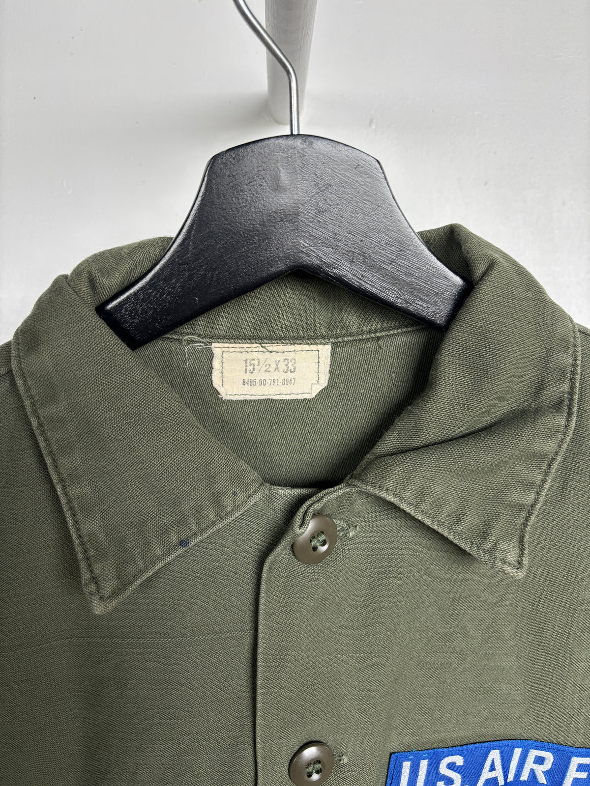 M - VINTAGE OG107 COTTON SATEEN SHIRT