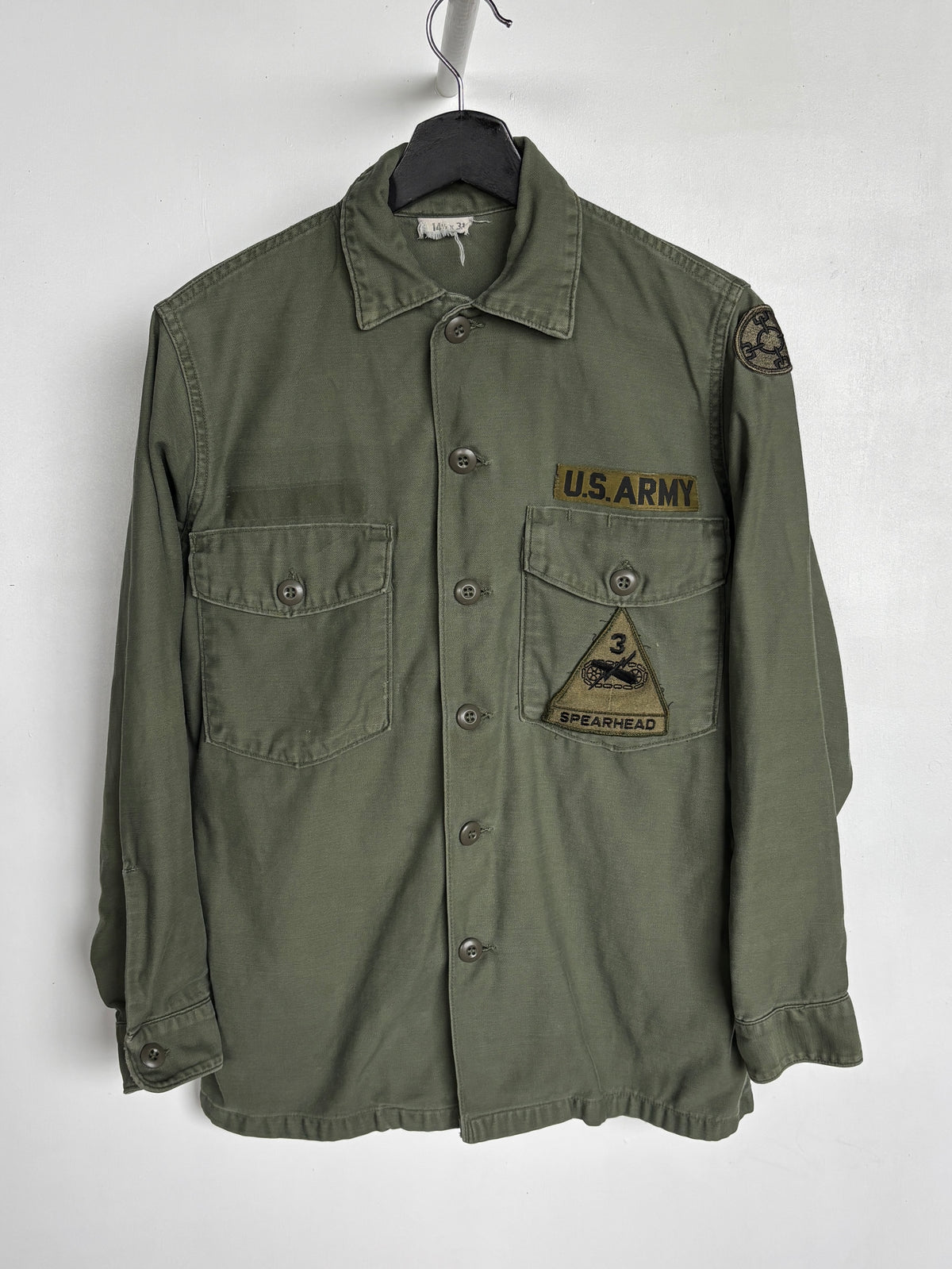 S - VINTAGE OG107 COTTON SATEEN SHIRT