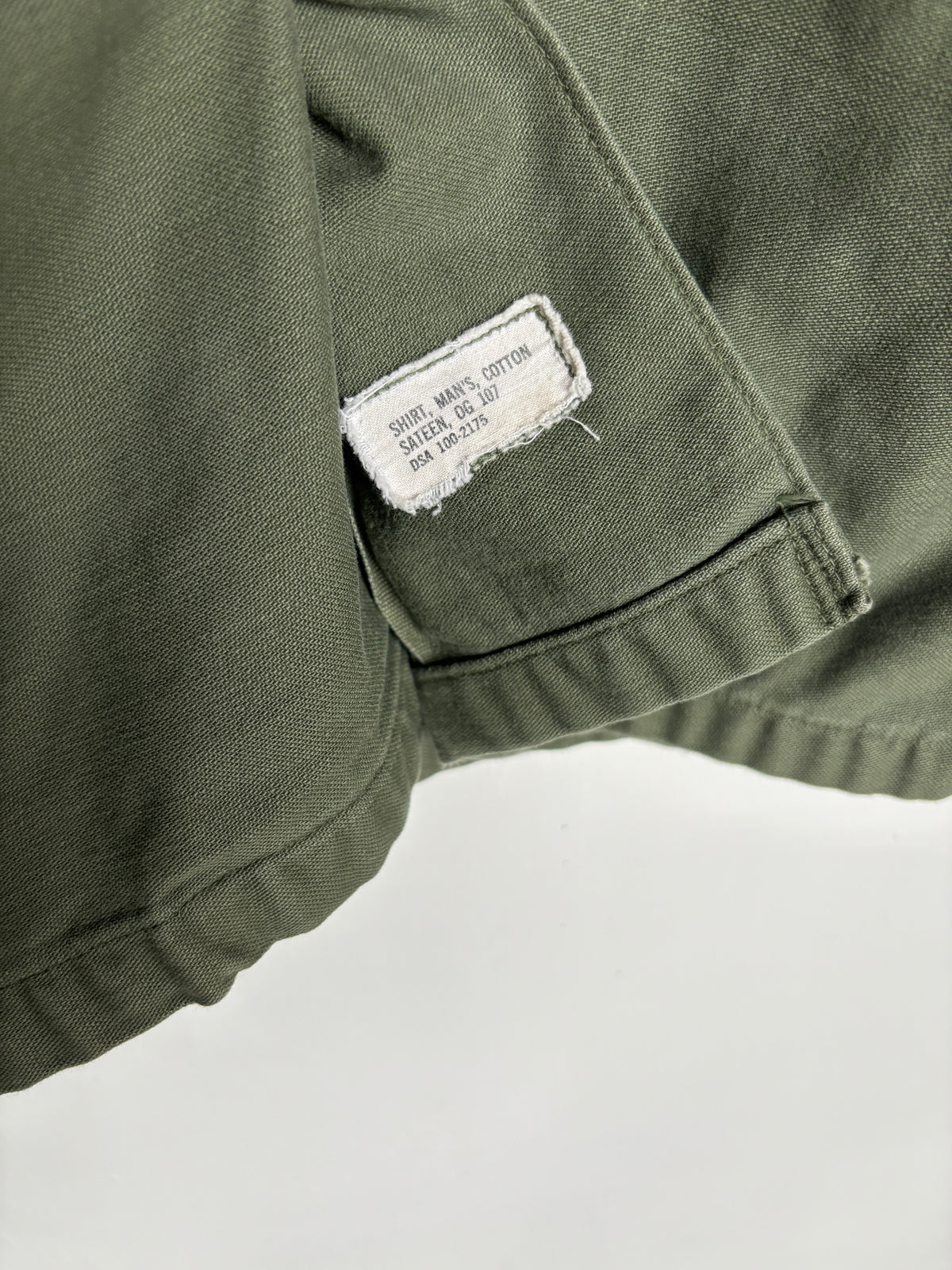 S - VINTAGE OG107 COTTON SATEEN SHIRT