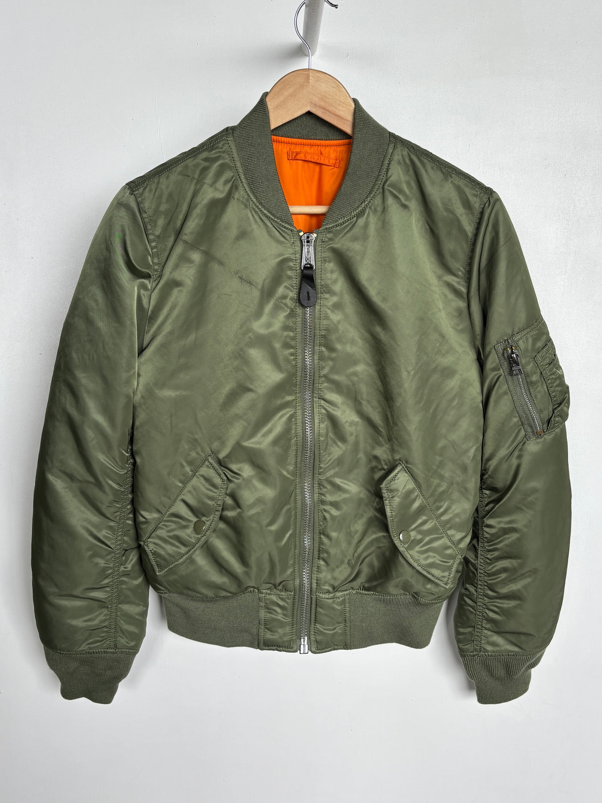 S - VINTAGE ALPHA BOMBER JACKET
