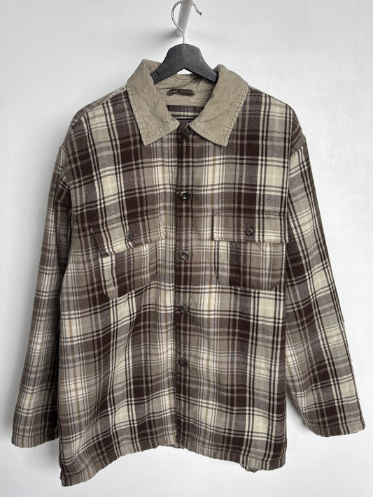 L - VINTAGE LINED FLANNEL SHIRT