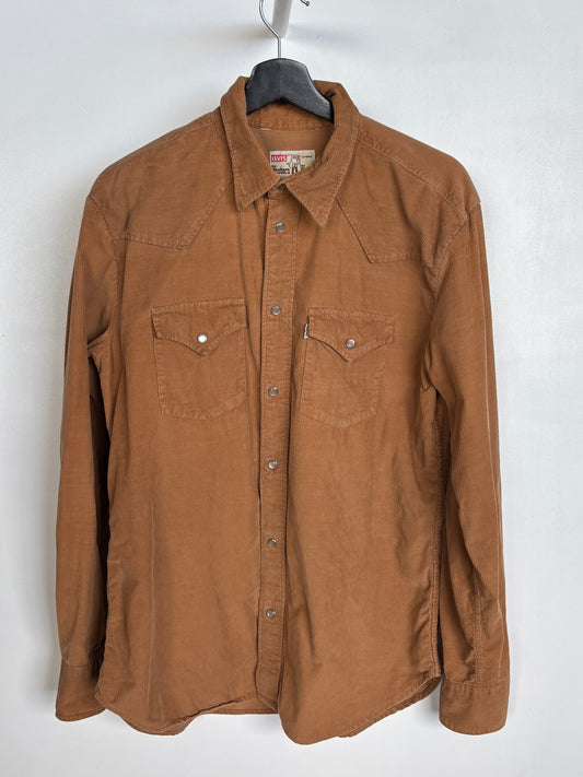 M - VINTAGE LEVIS WESTERN WEAR CORDUROY SHIRT