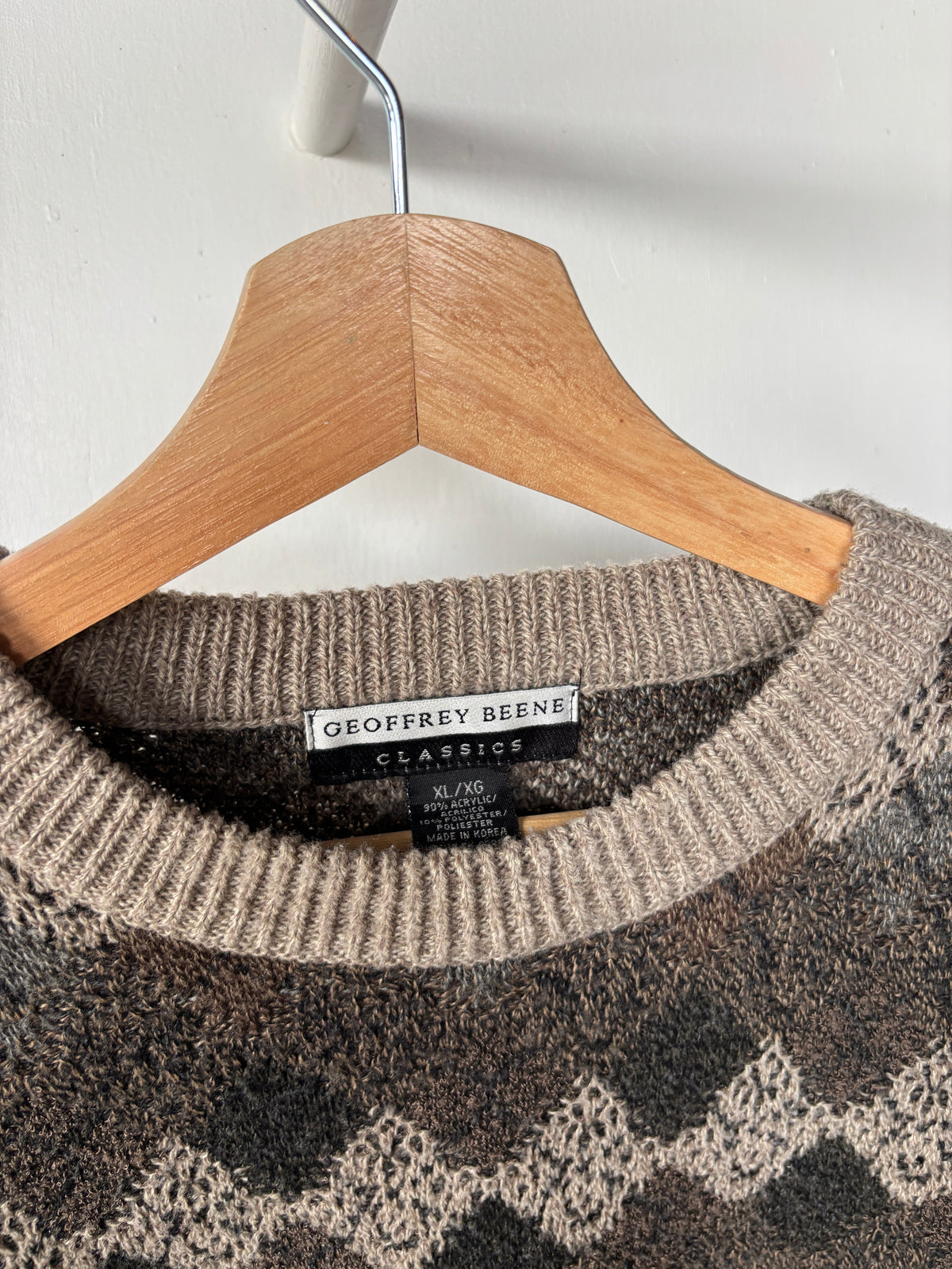 M - VINTAGE KNITTED SWEATSHIRT