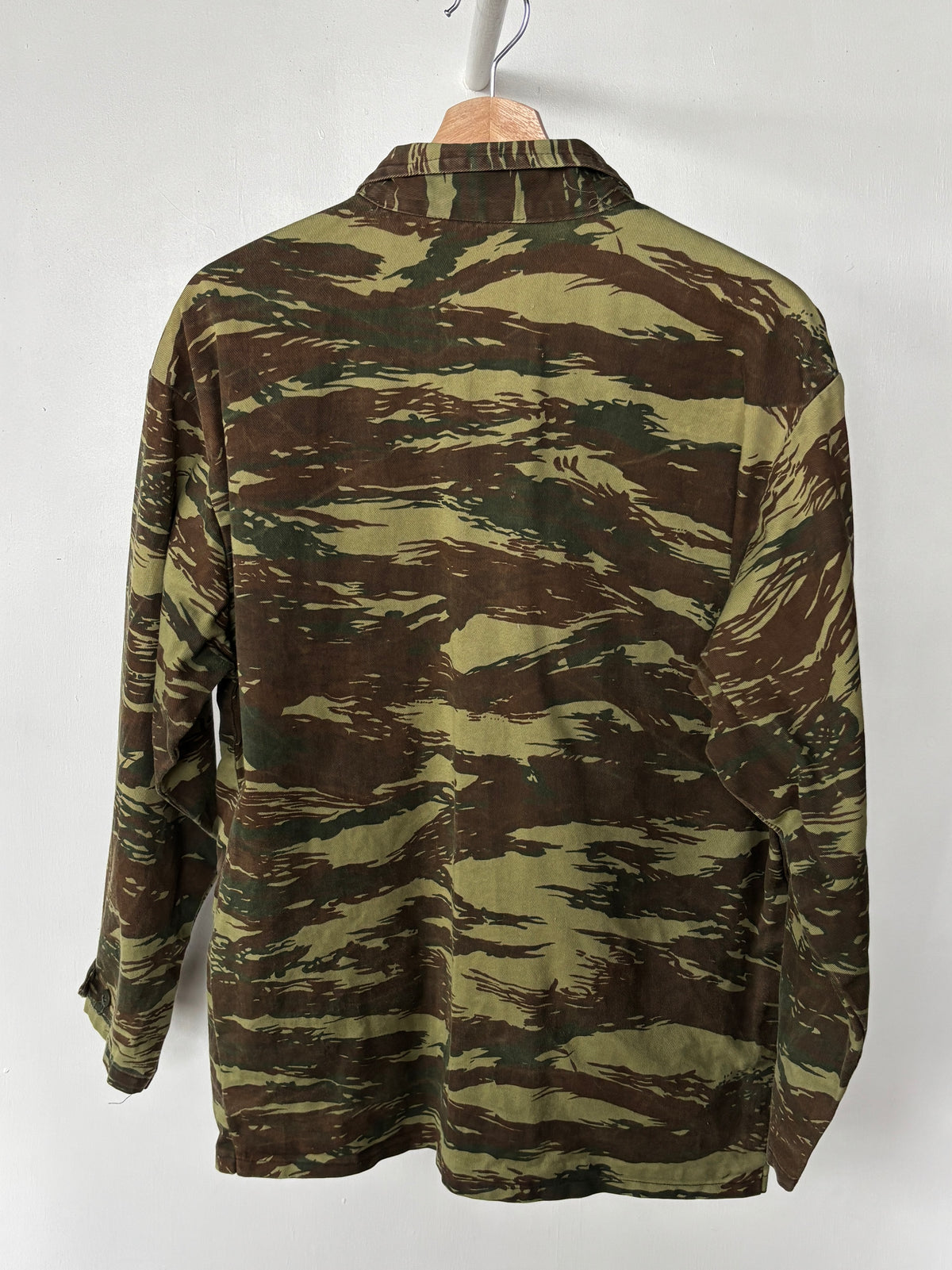 L - VINTAGE CAMO ARMY SHIRT JACKET