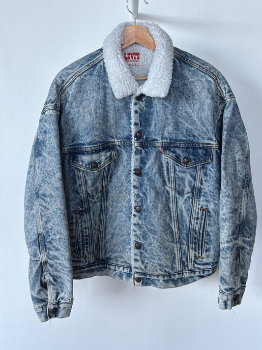 M - VINTAGE LEVIS SHERPA DENIM JACKET