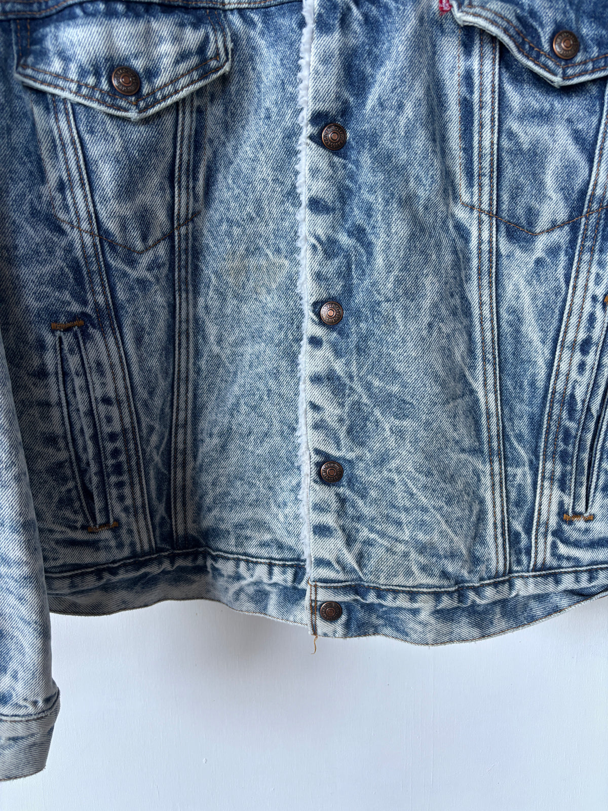 M - VINTAGE LEVIS SHERPA DENIM JACKET