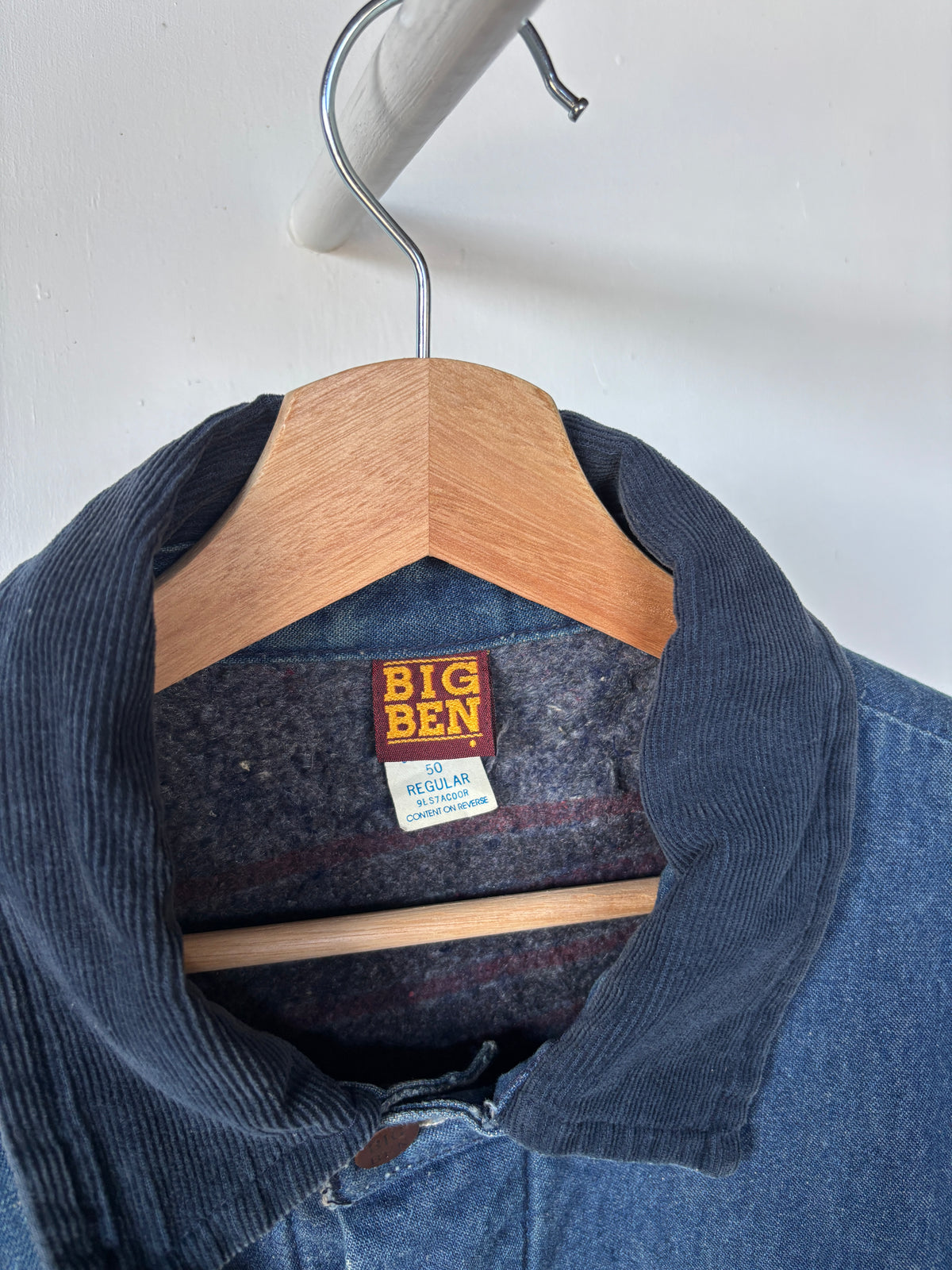 XL - VINTAGE BIG BEN DENIM CHORE JACKET