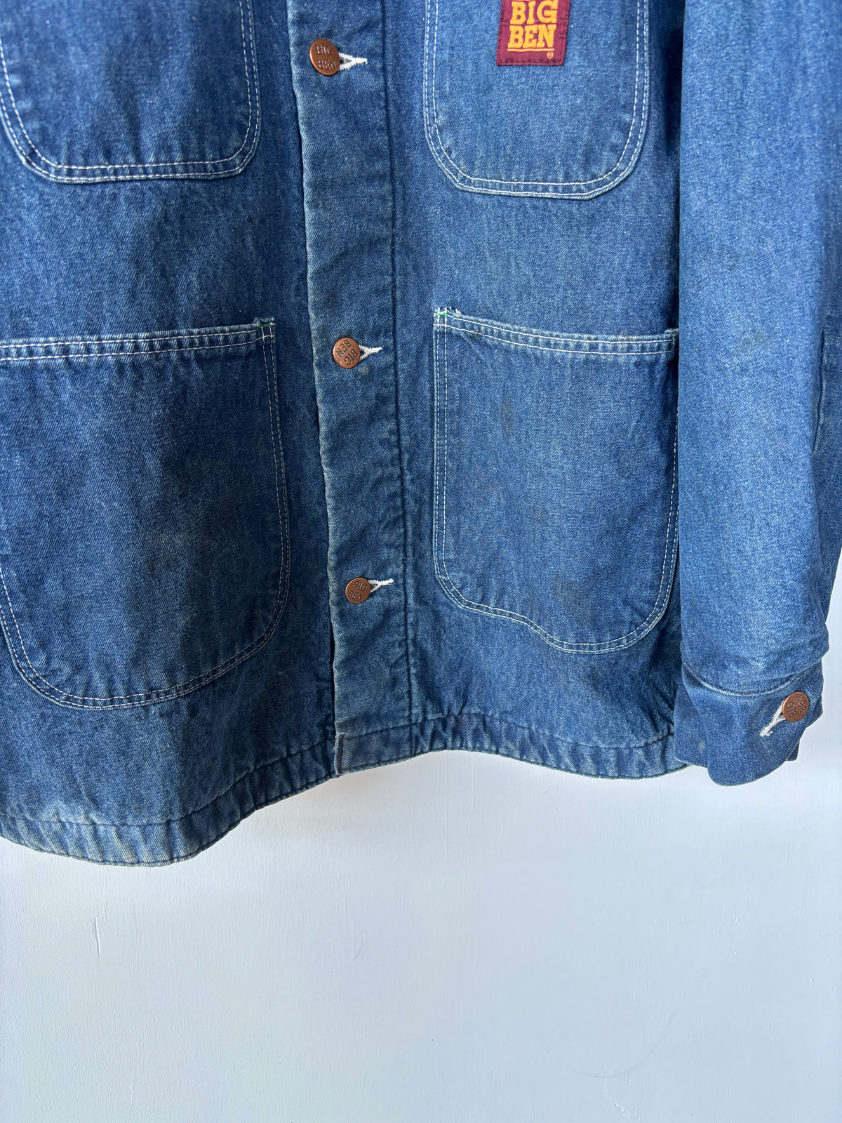 XL - VINTAGE BIG BEN DENIM CHORE JACKET