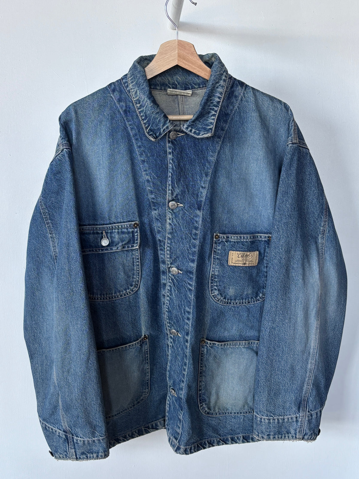 L - VINTAGE CROCKER DENIM CHORE JACKET