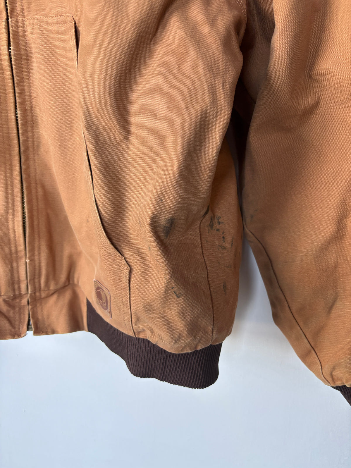 L - VINTAGE BERNE HOODED WORKER JACKET