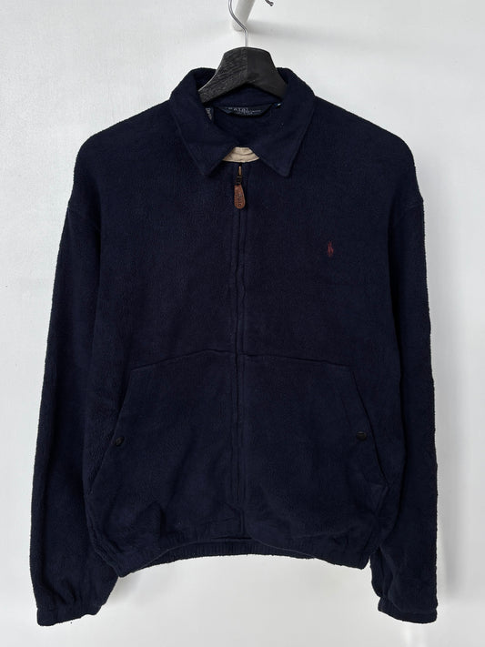 S - VINTAGE RALPH LAUREN HARRINGTON FLEECE JACKET
