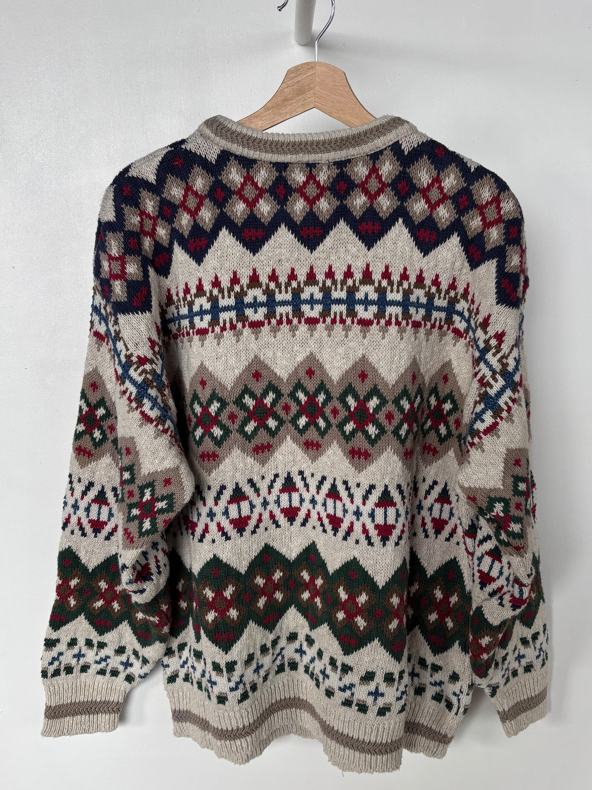 L - VINTAGE CHAPS KNITTED SWEATSHIRT