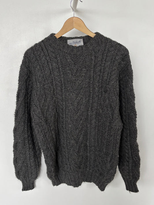M - VINTAGE ARAN WOOL SWEATSHIRT