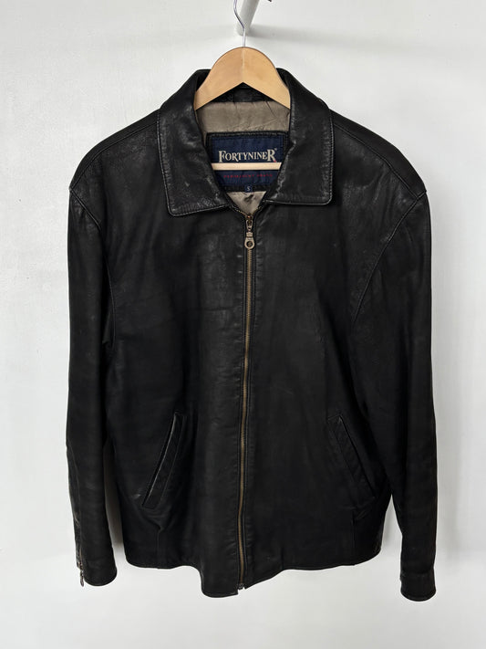 S - VINTAGE LEATHER JACKET