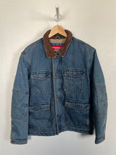 Load image into Gallery viewer, M - VINTAGE WRANGLER DENIM SHERPA JACKET
