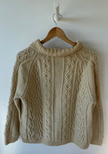 Load image into Gallery viewer, M - VINTAGE ARAN CARDIGAN
