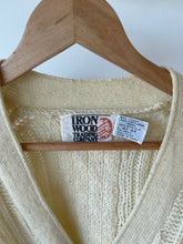 Load image into Gallery viewer, L - VINTAGE ARAN CARDIGAN
