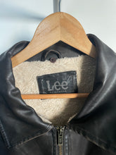 Load image into Gallery viewer, L - VINTAGE LEE FAUX LEATHER SHERPA JACKET
