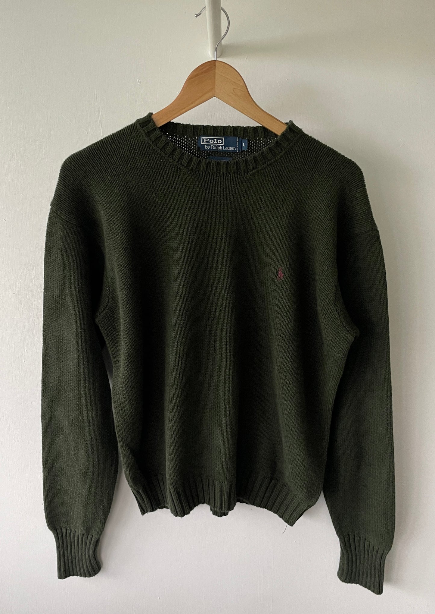 M - VINTAGE RALPH LAUREN KNITTED SWEATSHIRT