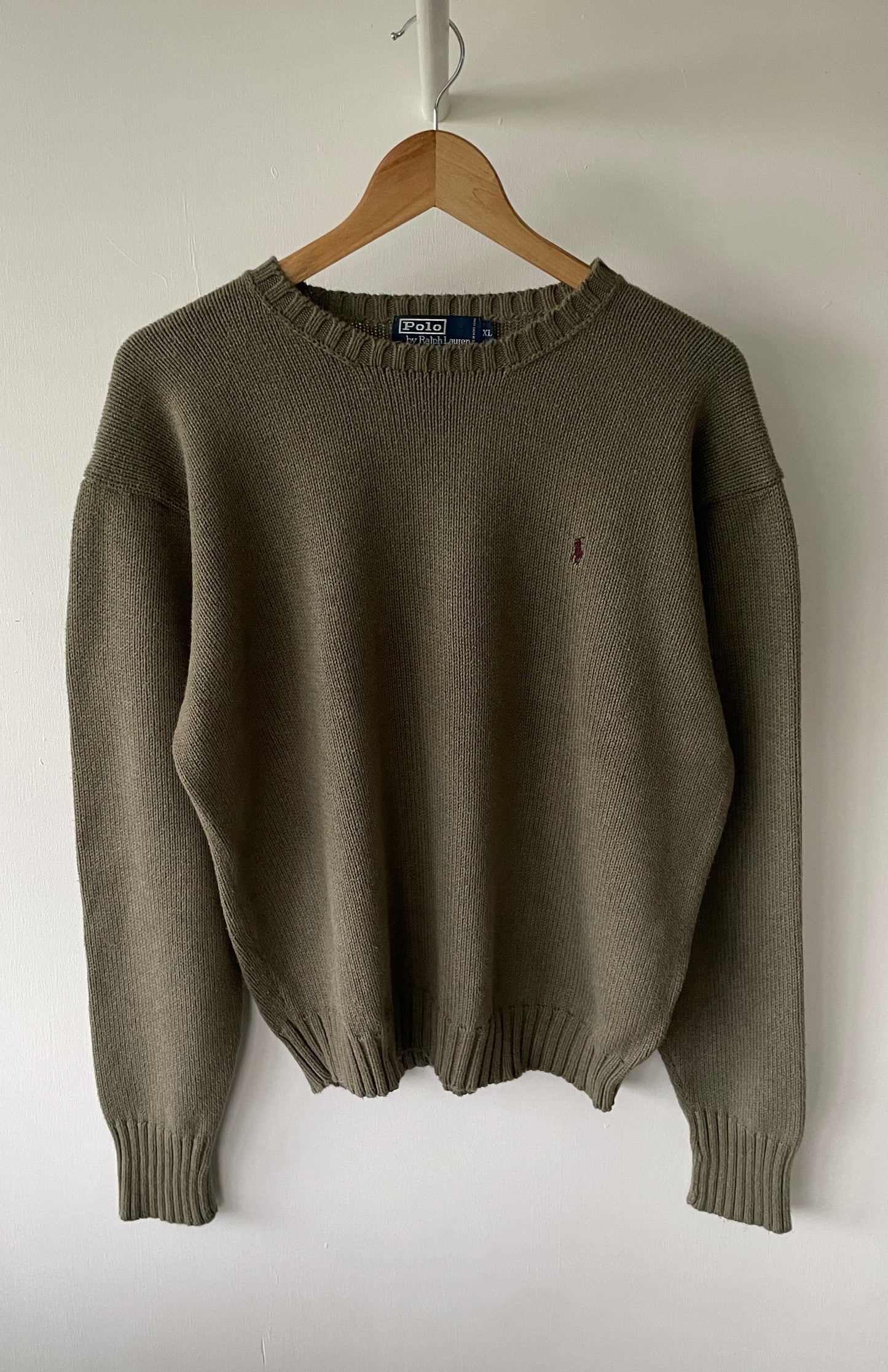 L - VINTAGE RALPH LAUREN KNITTED SWEATSHIRT