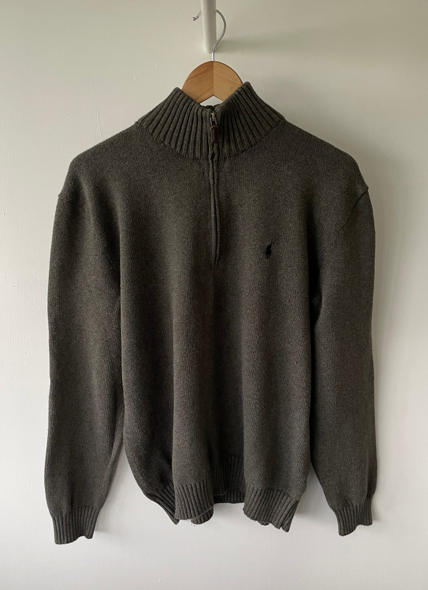 M - VINTAGE RALPH LAUREN QUARTER ZIP SWEATSHIRT