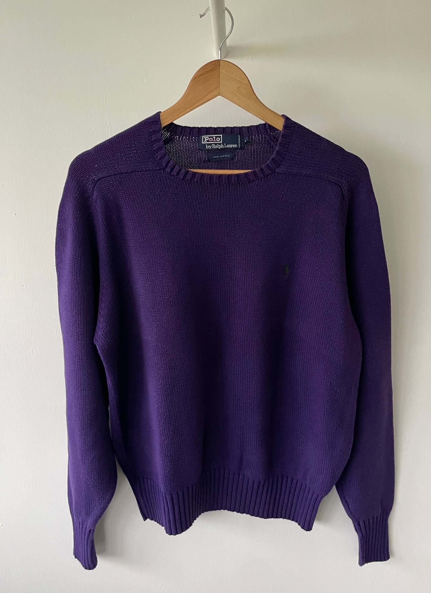 M - VINTAGE RALPH LAUREN KNITTED SWEATSHIRT