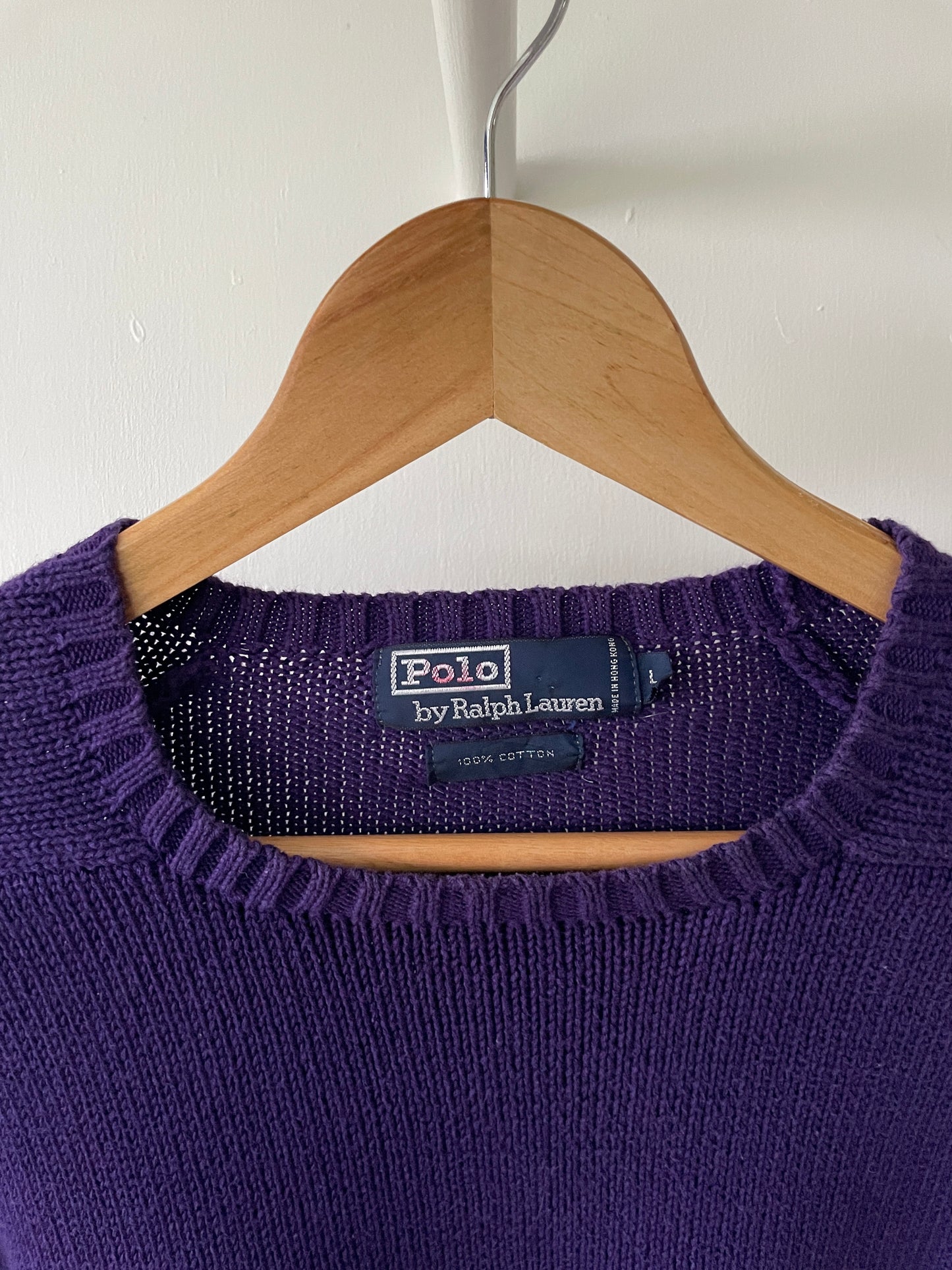 M - VINTAGE RALPH LAUREN KNITTED SWEATSHIRT