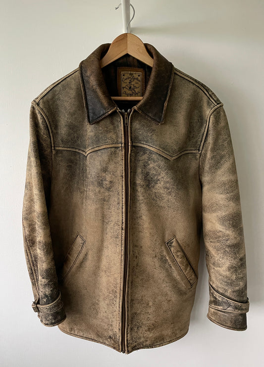 M - VINTAGE LEATHER JACKET