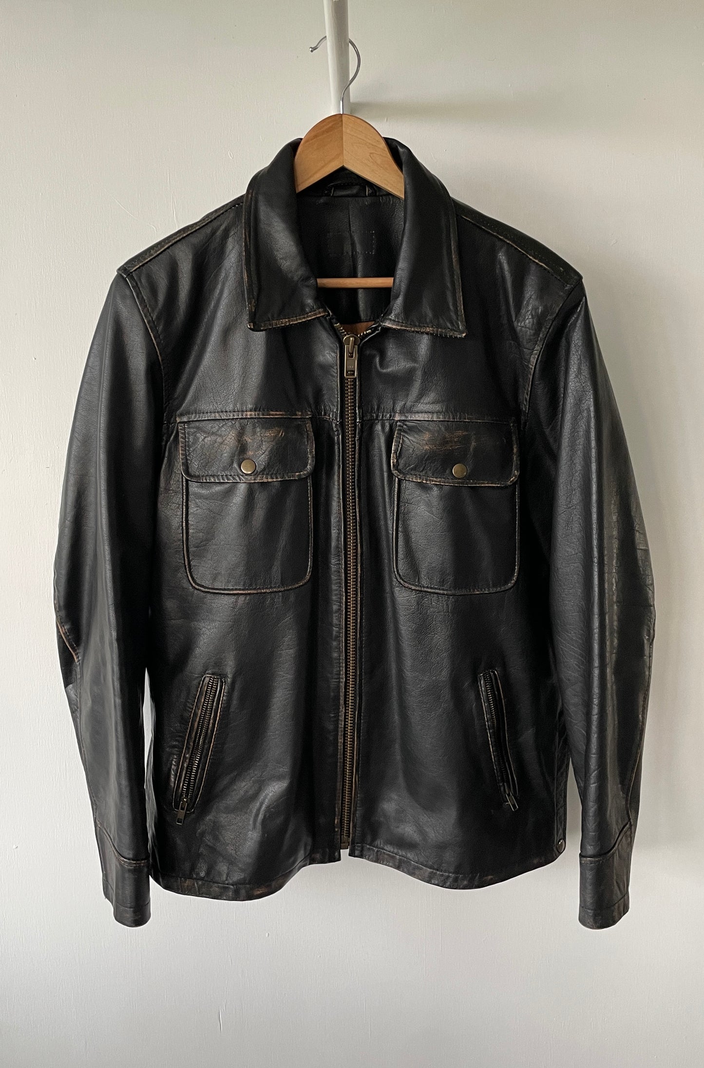 M - VINTAGE LEATHER JACKET