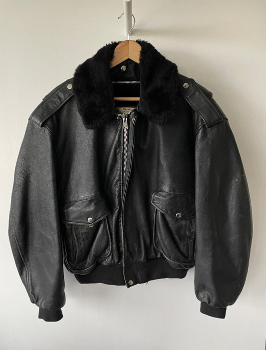 M - VINTAGE PILOT LEATHER JACKET