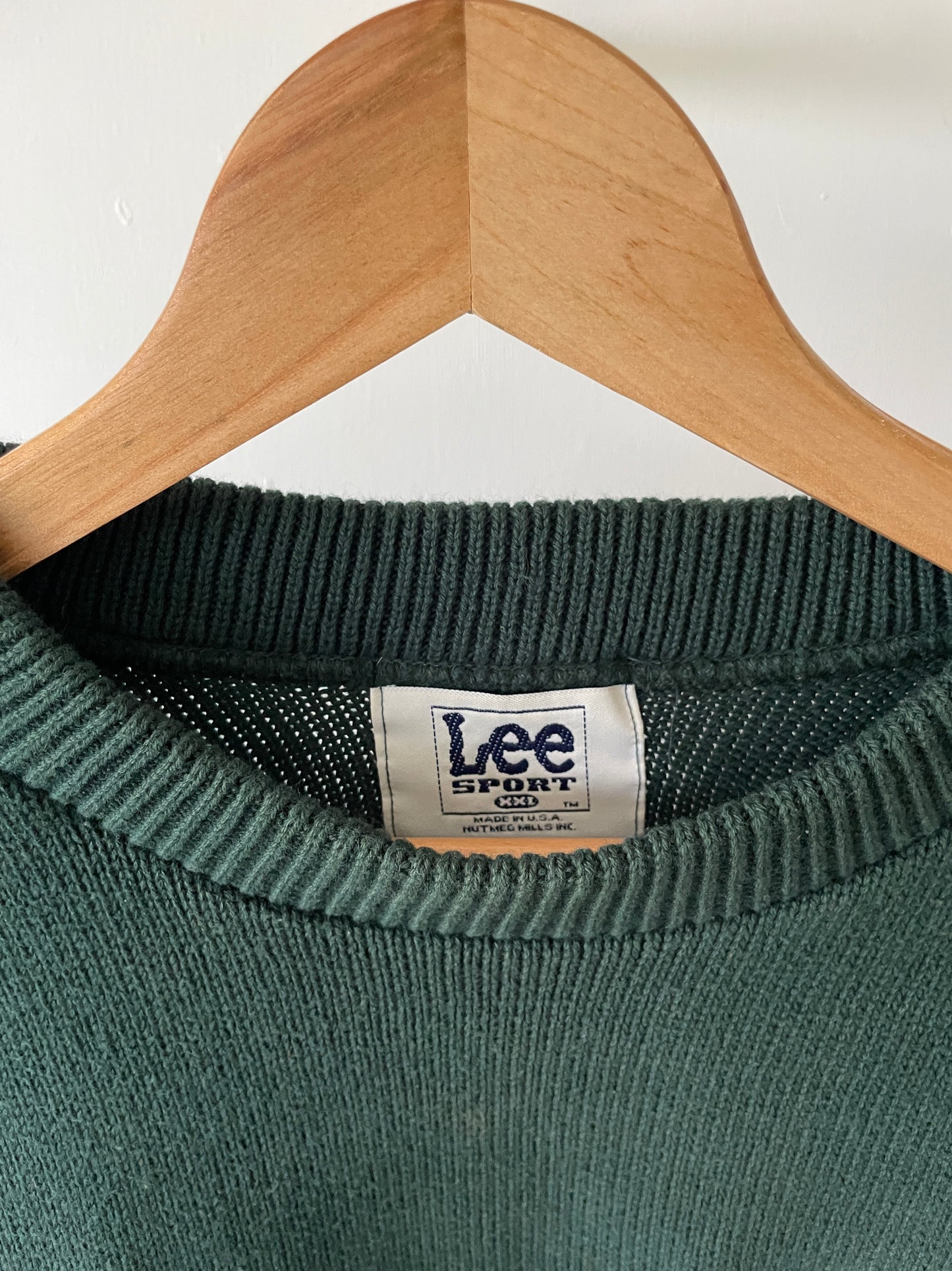 L - VINTAGE PACKERS KNITTED SWEATSHIRT