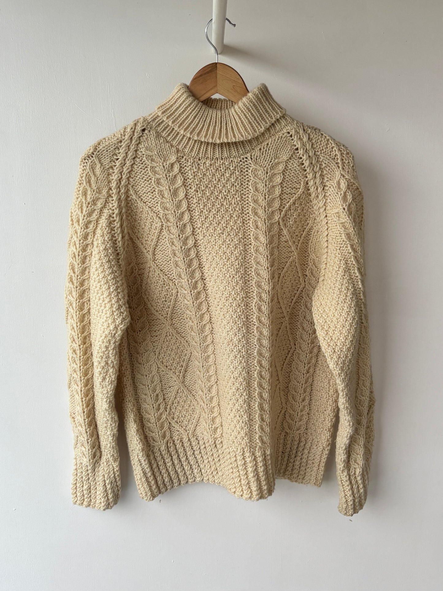 M - VINTAGE ARAN SWEATSHIRT