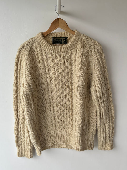 M - VINTAGE ARAN SWEATSHIRT