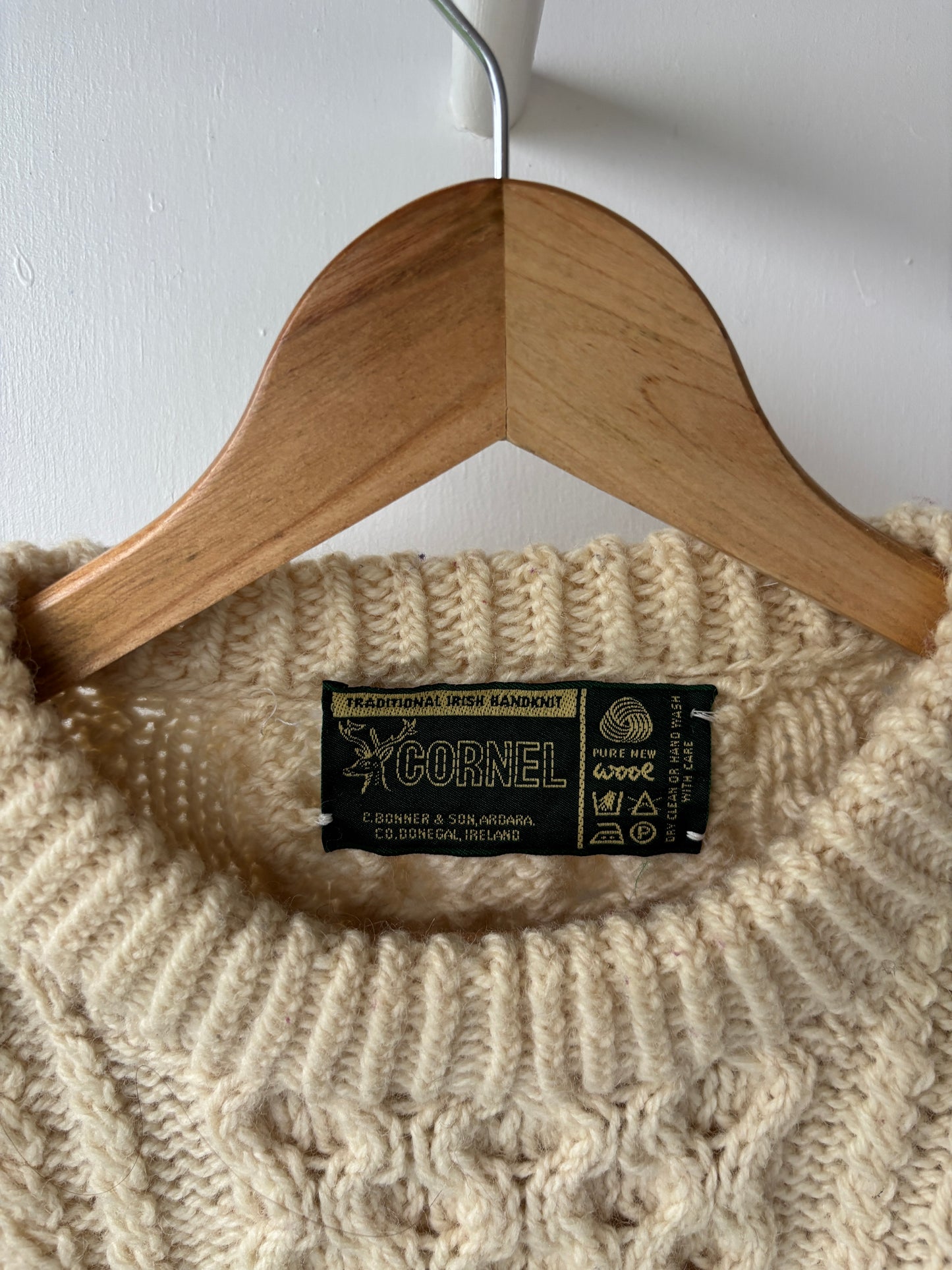 M - VINTAGE ARAN SWEATSHIRT