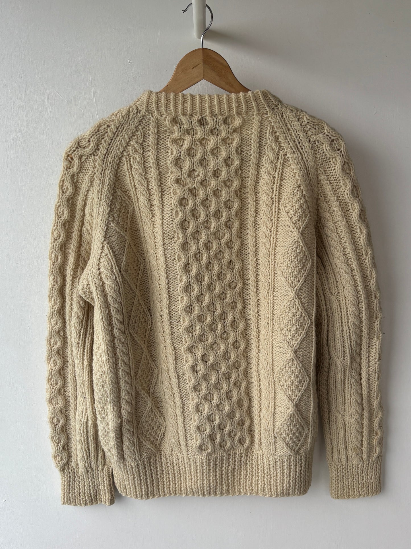 M - VINTAGE ARAN SWEATSHIRT