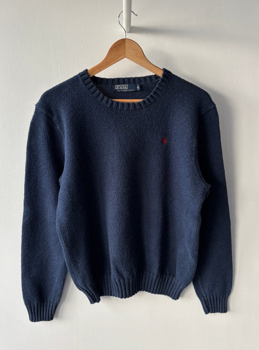 S - VINTAGE RALPH LAUREN KNITTED SWEATSHIRT