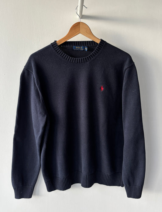 L - VINTAGE RALPH LAUREN KNITTED SWEATSHIRT